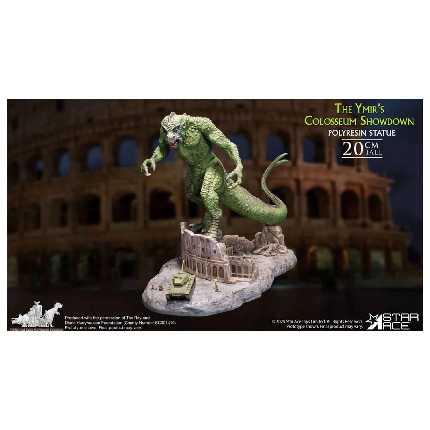 Ray Harryhausen Diorama 1/8 Kolosejski obračun Ymirja 20 cm fotografija izdelka