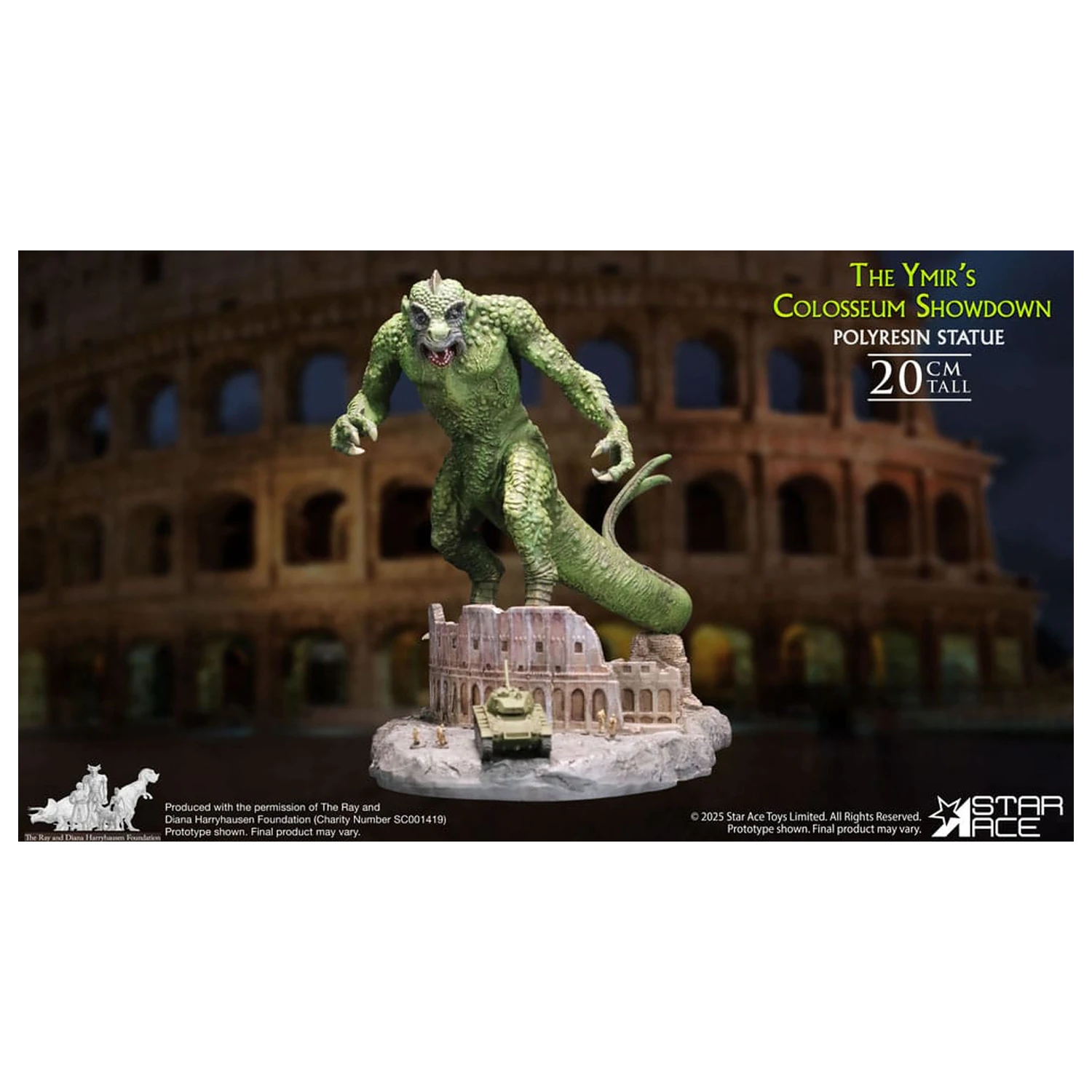 Ray Harryhausen Diorama 1/8 Kolosejski obračun Ymirja 20 cm fotografija izdelka
