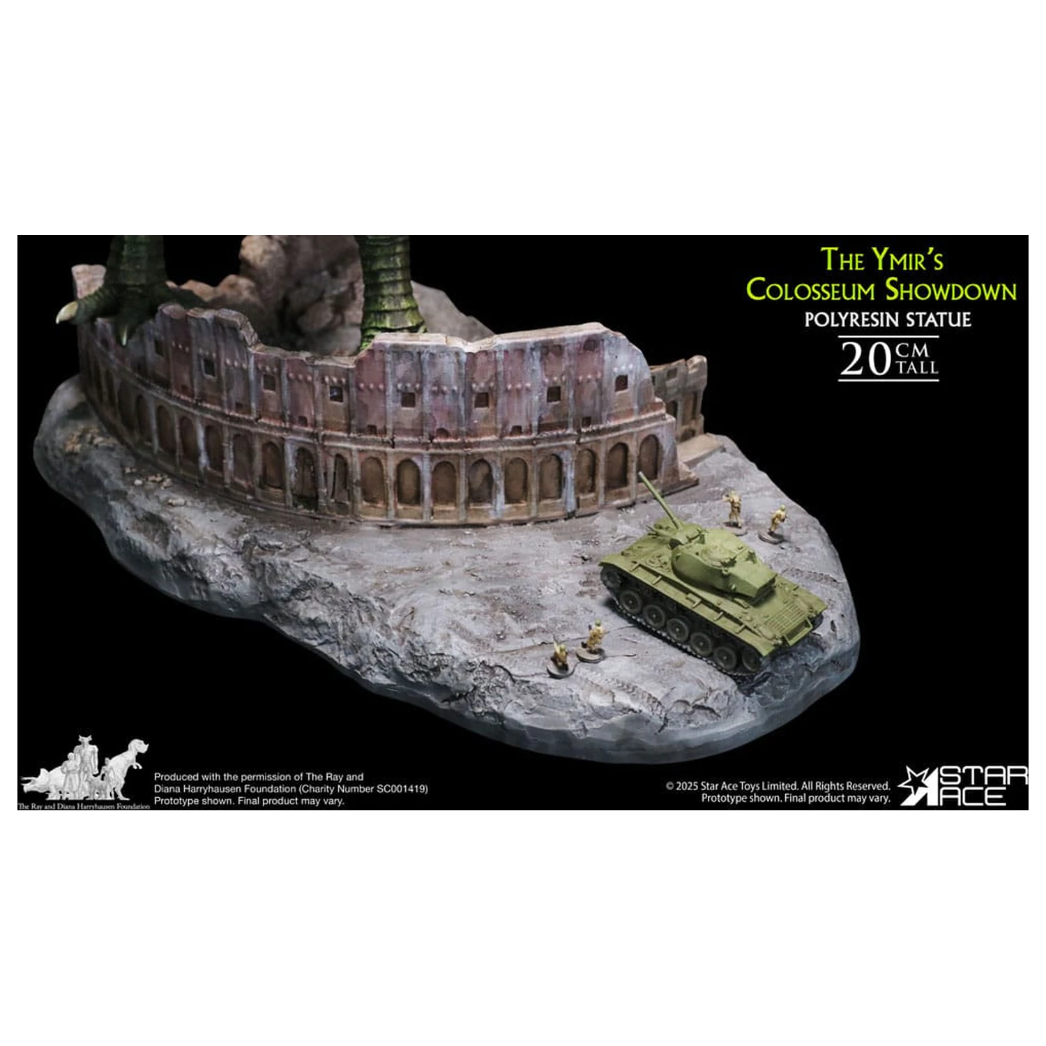 Ray Harryhausen Diorama 1/8 Kolosejski obračun Ymirja 20 cm fotografija izdelka