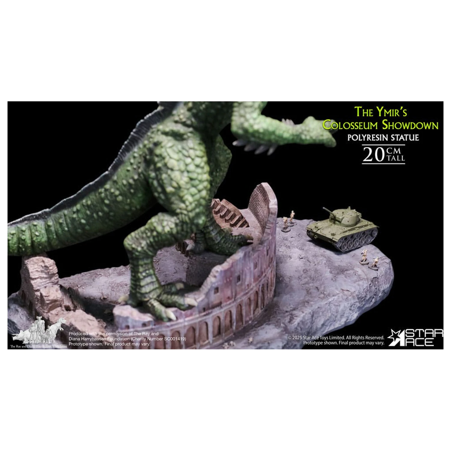 Ray Harryhausen Diorama 1/8 Kolosejski obračun Ymirja 20 cm fotografija izdelka