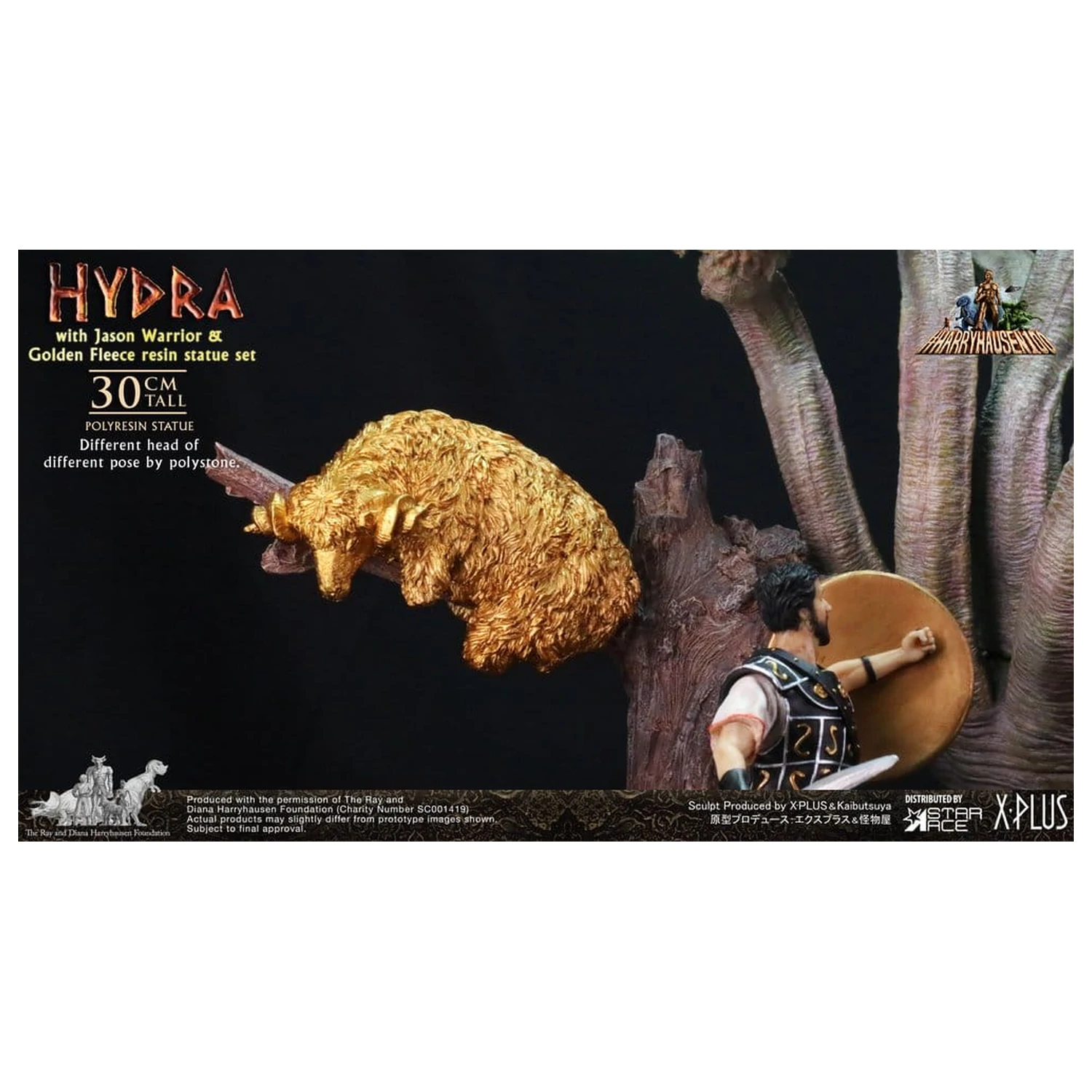 Ray Harryhausen Porisana kip Zlato runo 18 cm fotografija izdelka