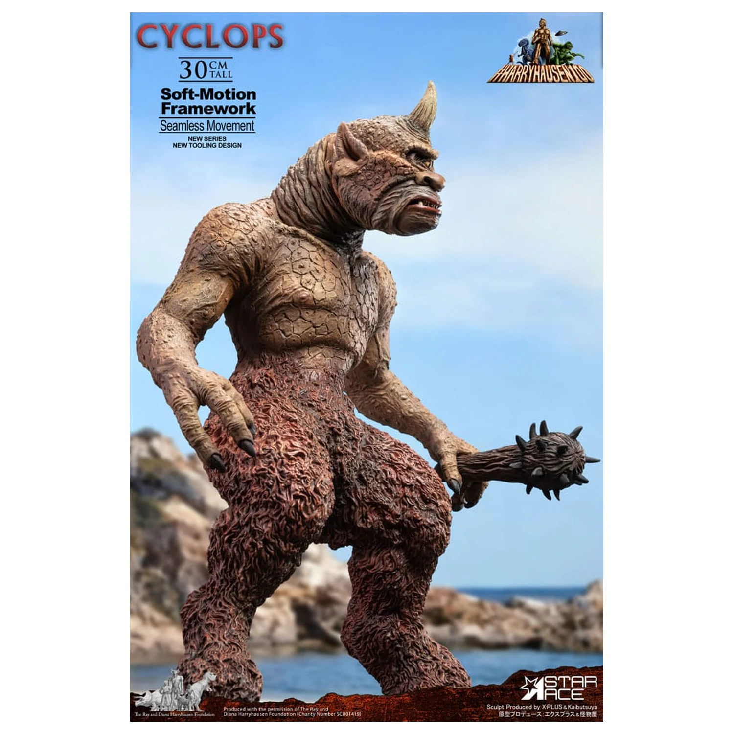Ray Harryhausen Soft-Motion Series Kip Cyclops 30 cm fotografija izdelka