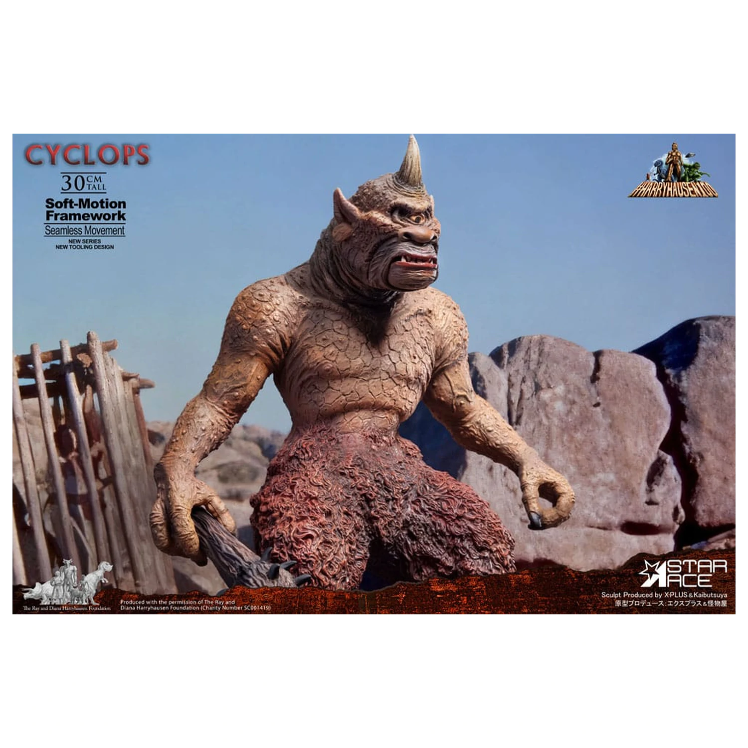 Ray Harryhausen Soft-Motion Series Kip Cyclops 30 cm fotografija izdelka