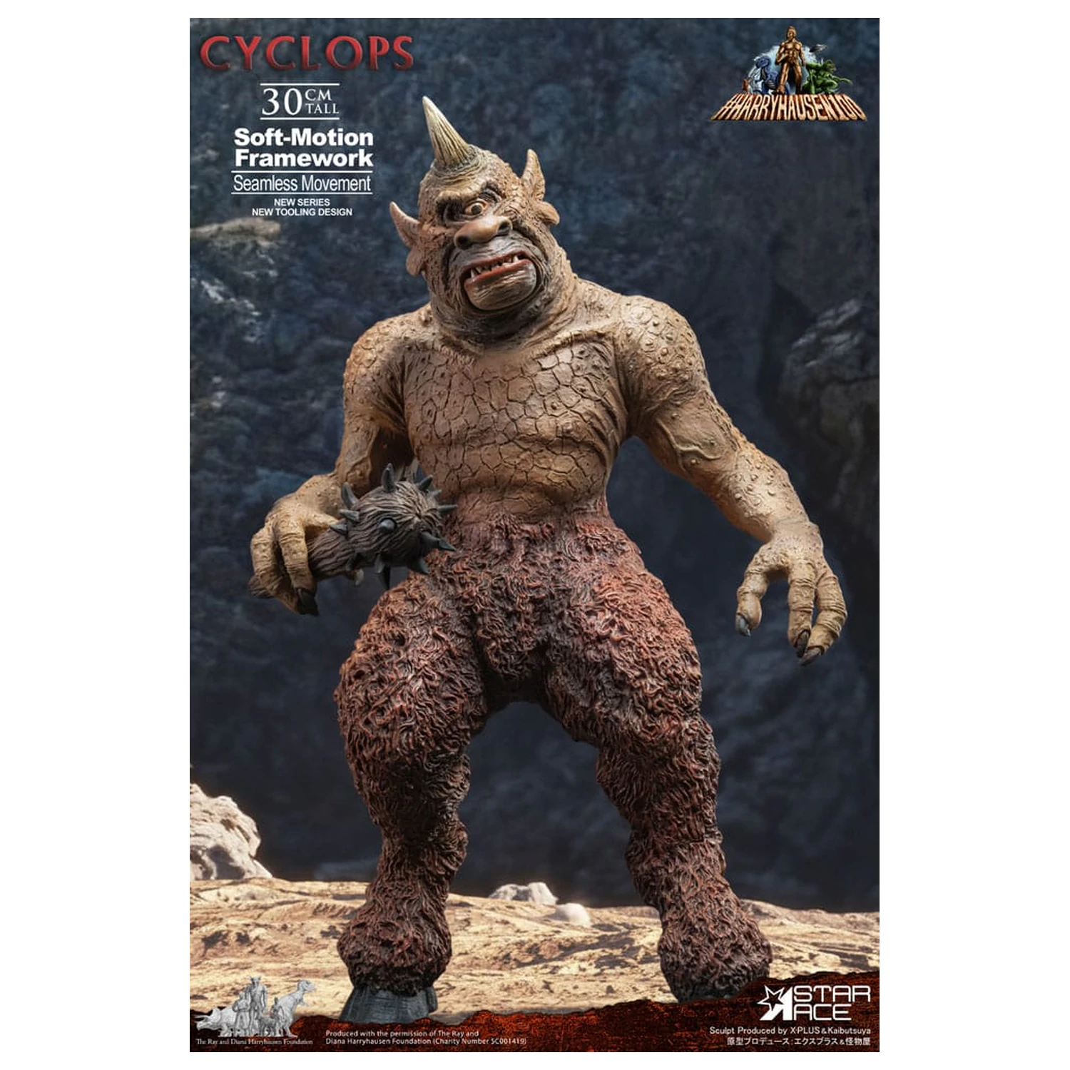 Ray Harryhausen Soft-Motion Series Kip Cyclops 30 cm fotografija izdelka