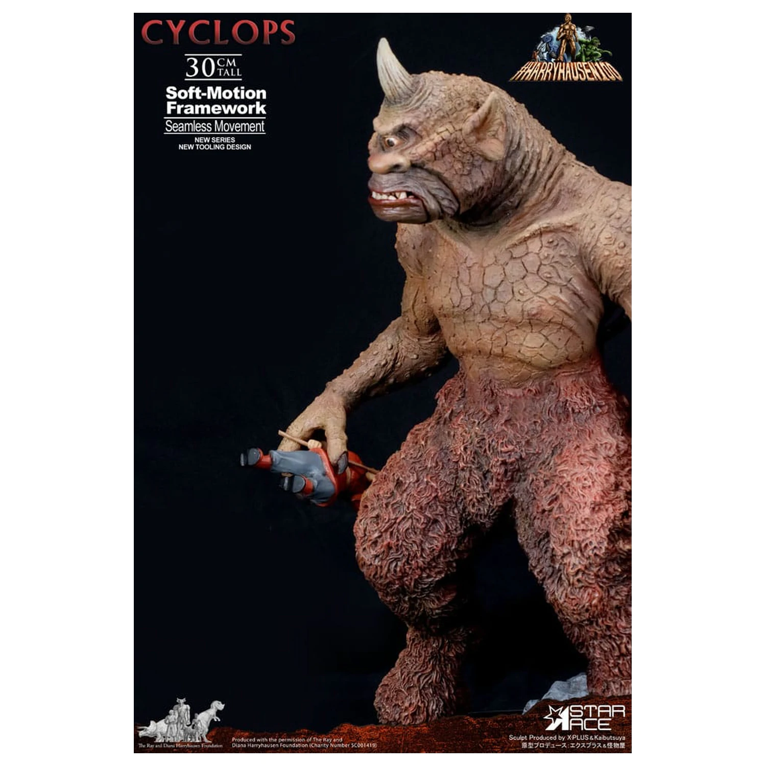 Ray Harryhausen Soft-Motion Series Kip Cyclops 30 cm fotografija izdelka
