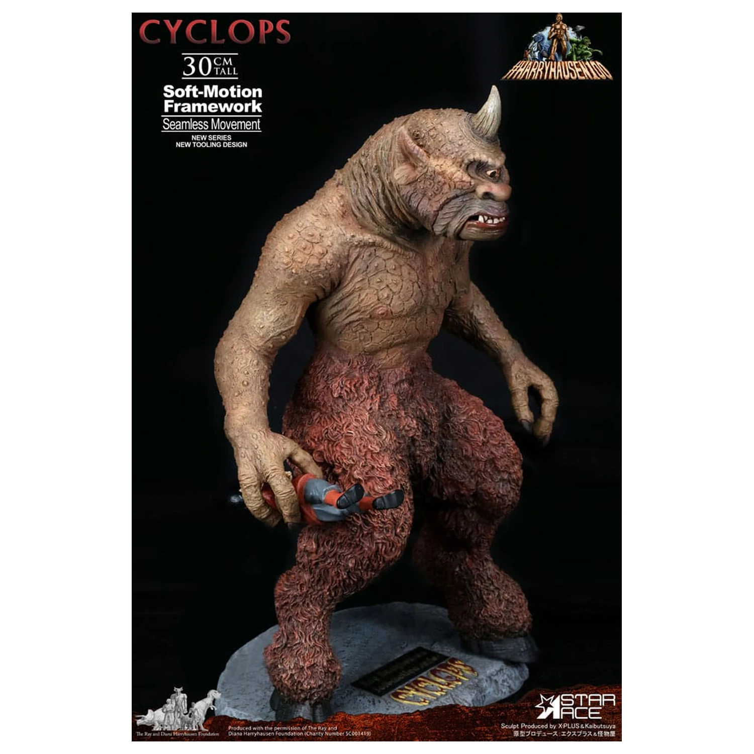 Ray Harryhausen Soft-Motion Series Kip Cyclops 30 cm fotografija izdelka