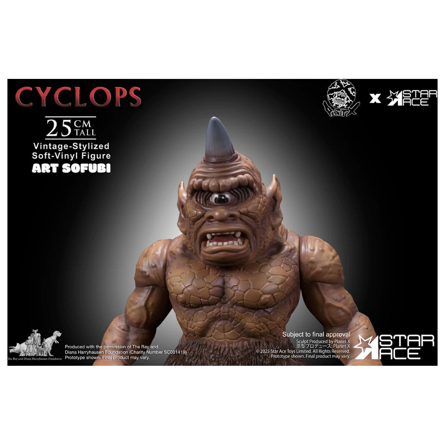 Ray Harryhausen mehka vinilna statua Cyclops (Vintage-Style) 25 cm fotografija izdelka