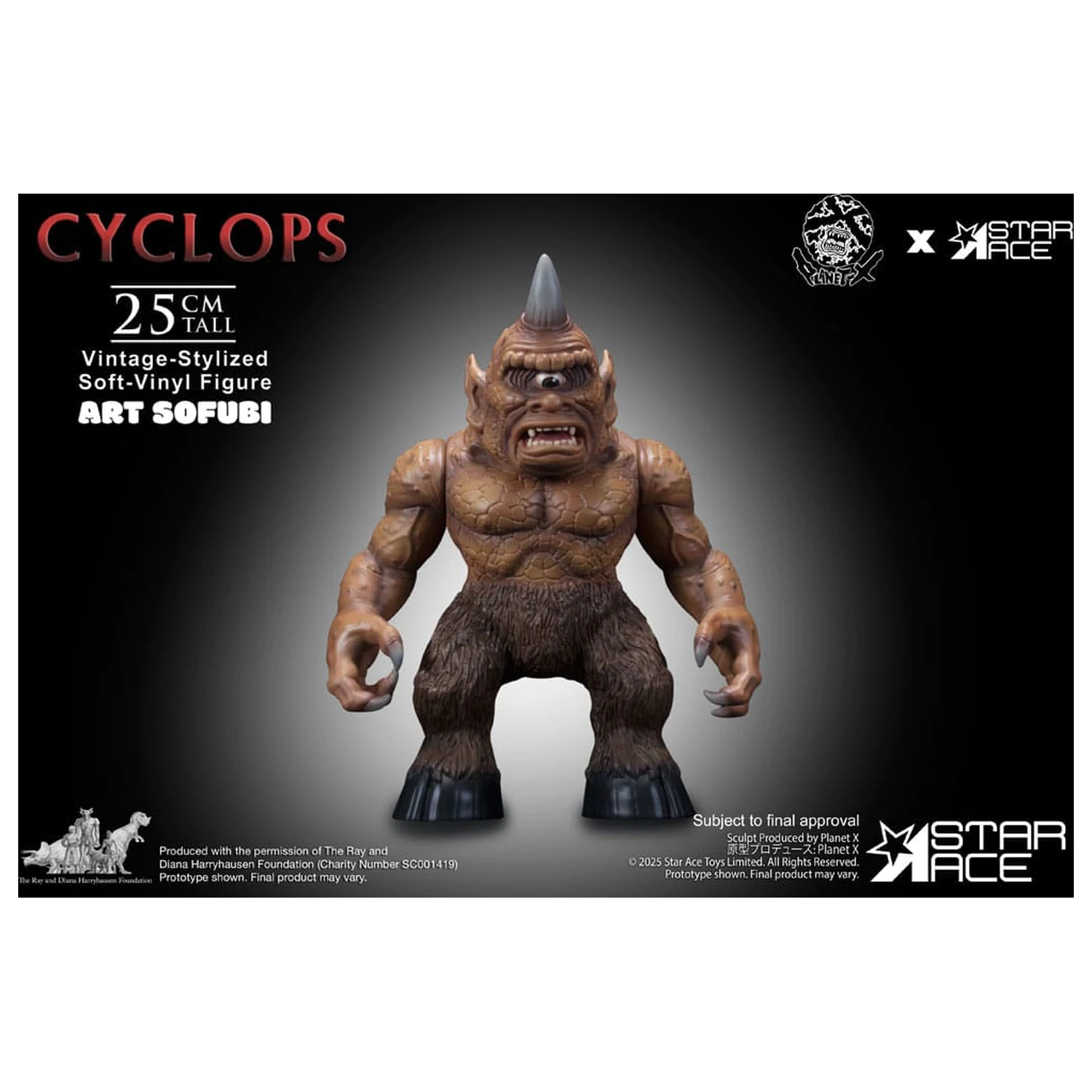 Ray Harryhausen mehka vinilna statua Cyclops (Vintage-Style) 25 cm fotografija izdelka