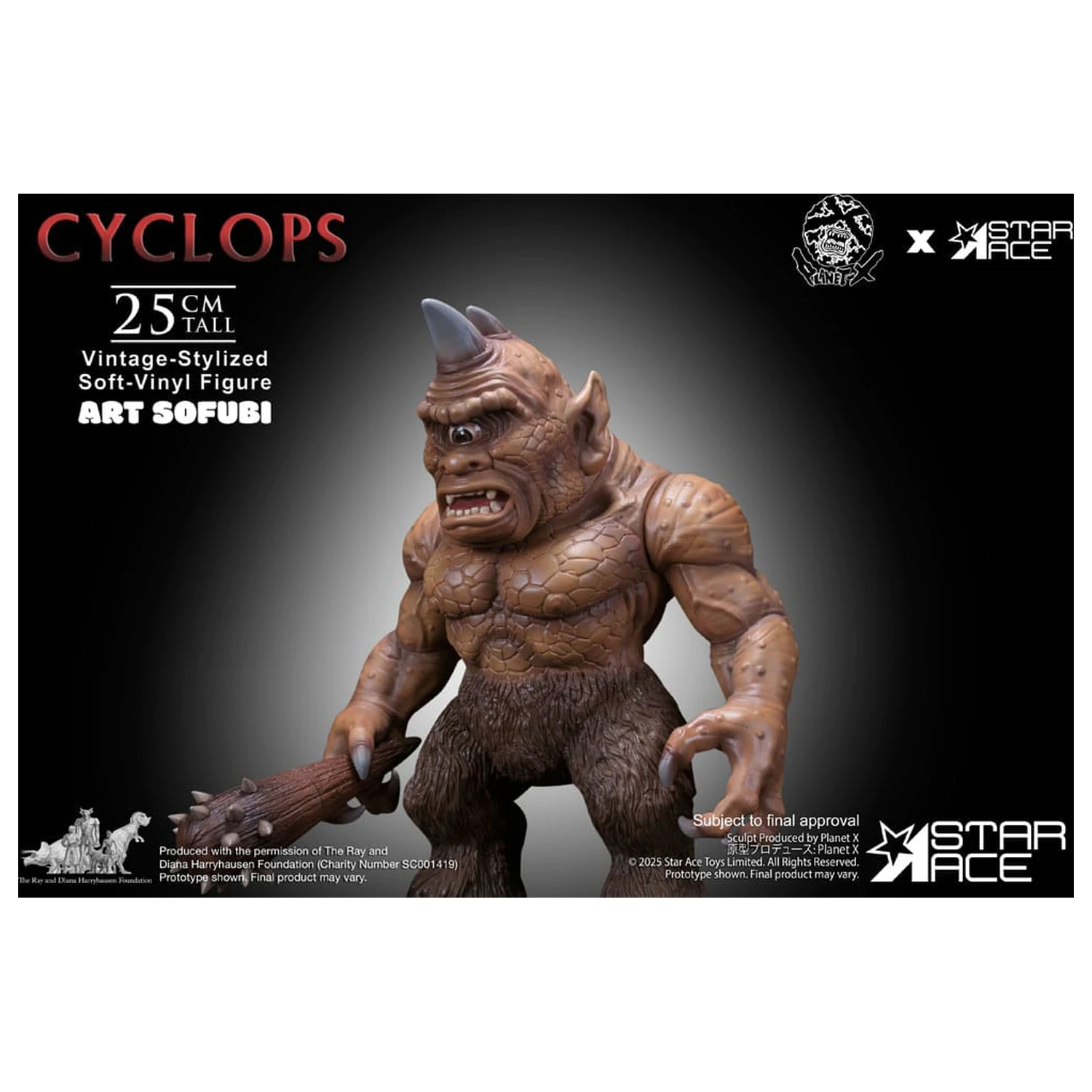 Ray Harryhausen mehka vinilna statua Cyclops (Vintage-Style) 25 cm fotografija izdelka