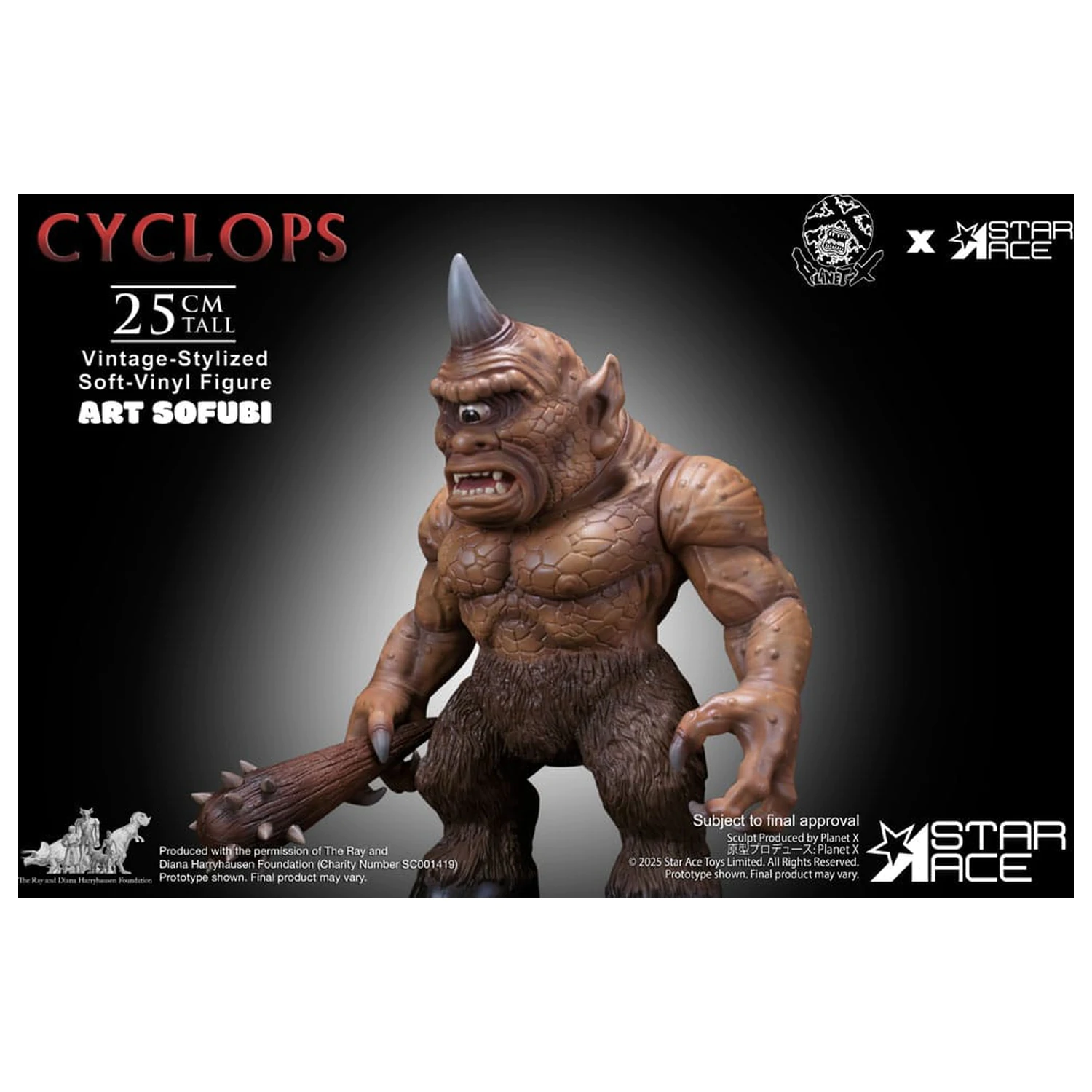 Ray Harryhausen mehka vinilna statua Cyclops (Vintage-Style) 25 cm fotografija izdelka