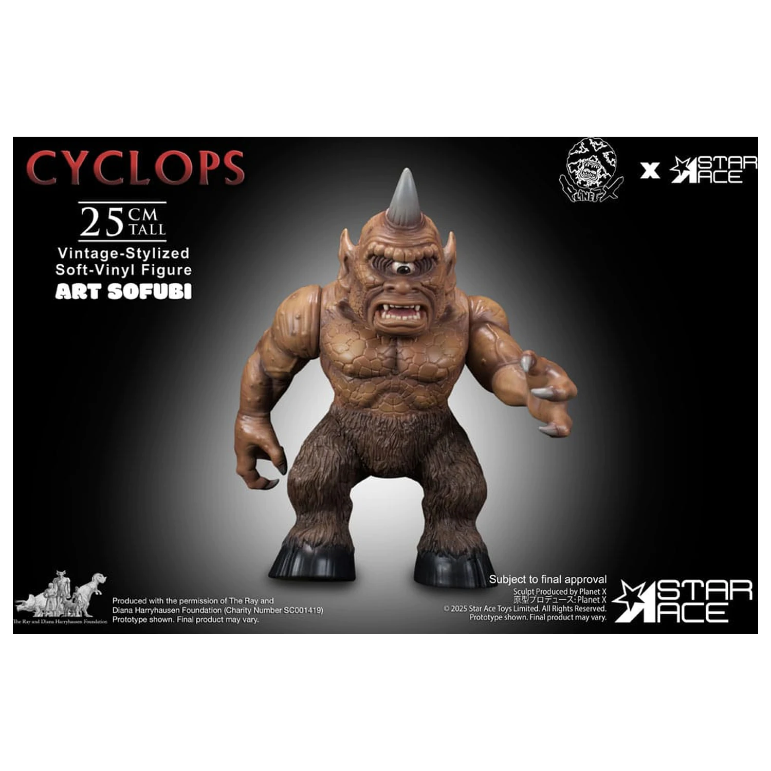 Ray Harryhausen mehka vinilna statua Cyclops (Vintage-Style) 25 cm fotografija izdelka