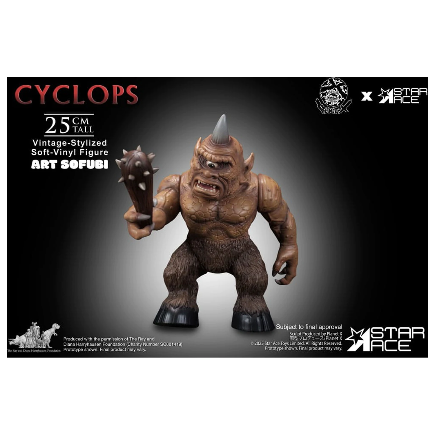 Ray Harryhausen mehka vinilna statua Cyclops (Vintage-Style) 25 cm fotografija izdelka
