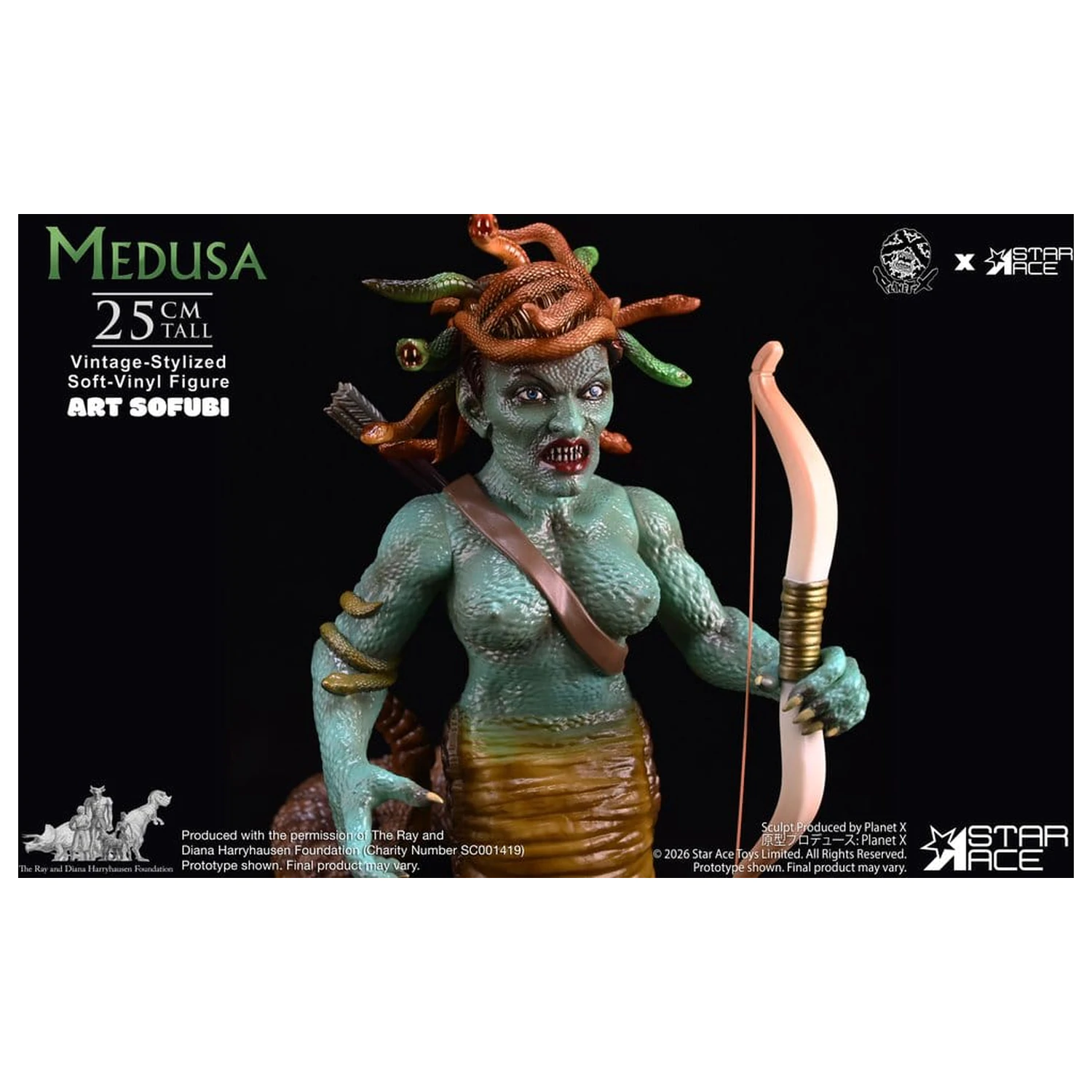 Ray Harryhausen mehka vinilna figura Medusa (starinski stil) 25 cm fotografija izdelka