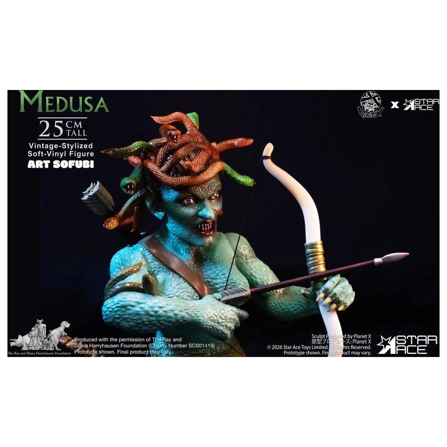 Ray Harryhausen mehka vinilna figura Medusa (starinski stil) 25 cm fotografija izdelka