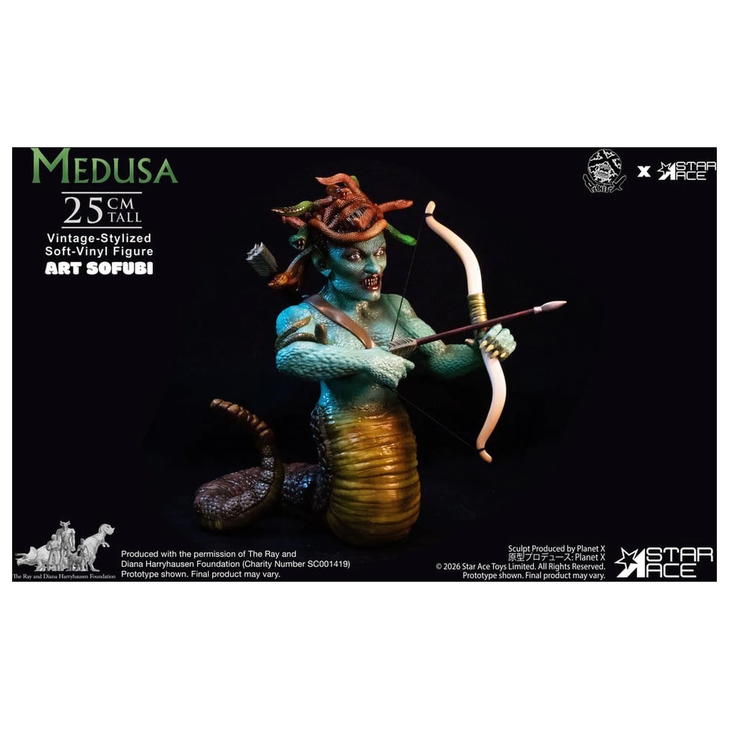 Ray Harryhausen mehka vinilna figura Medusa (starinski stil) 25 cm fotografija izdelka