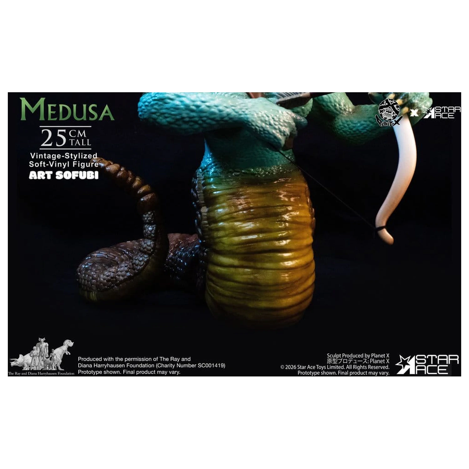 Ray Harryhausen mehka vinilna figura Medusa (starinski stil) 25 cm fotografija izdelka