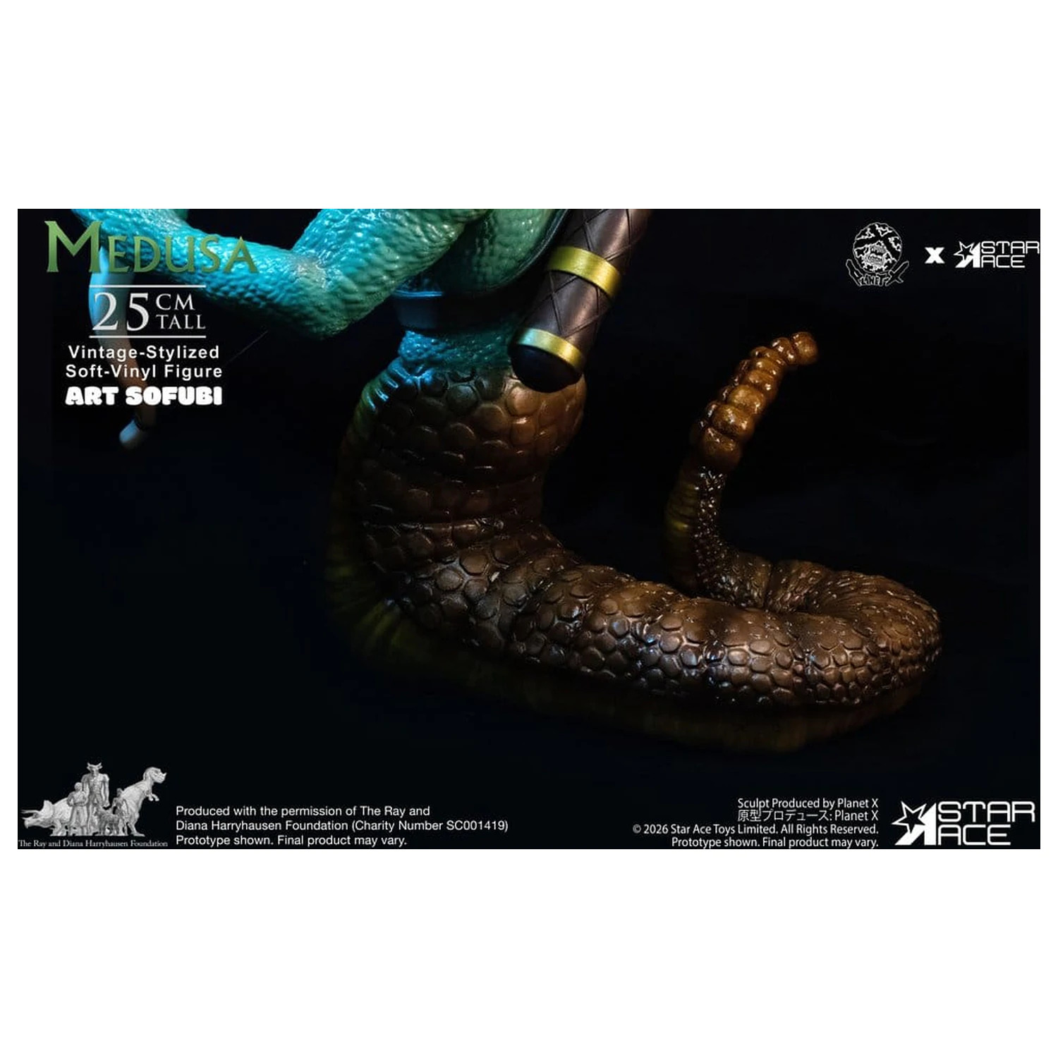 Ray Harryhausen mehka vinilna figura Medusa (starinski stil) 25 cm fotografija izdelka