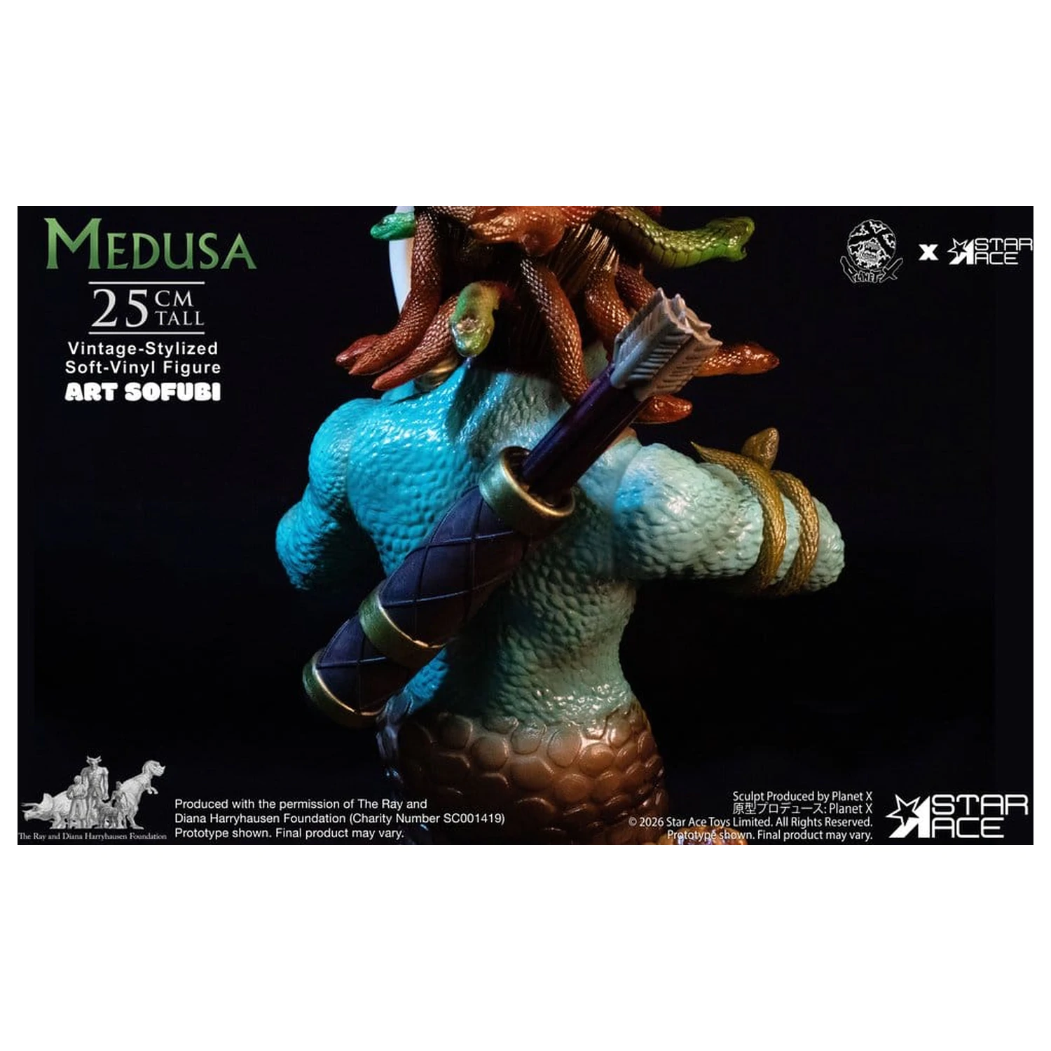 Ray Harryhausen mehka vinilna figura Medusa (starinski stil) 25 cm fotografija izdelka