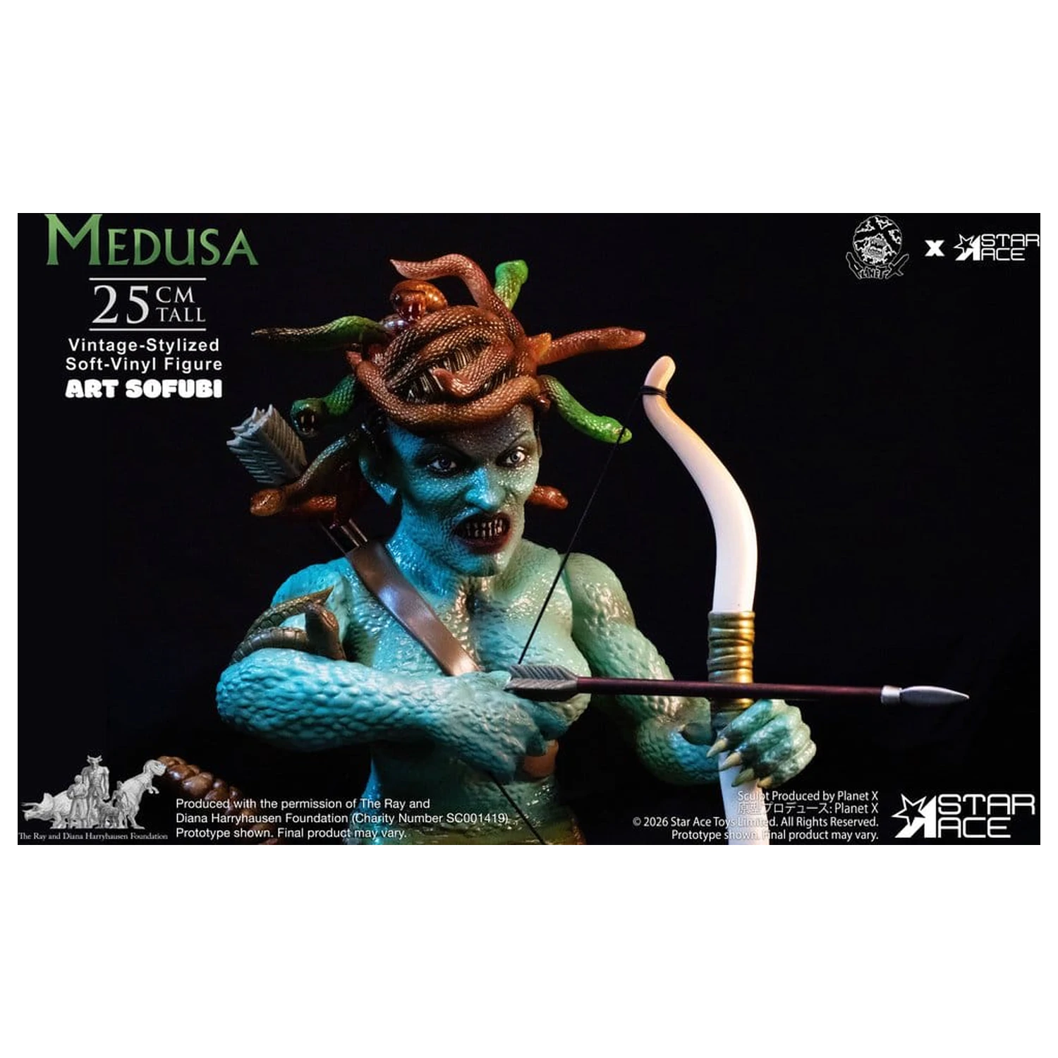 Ray Harryhausen mehka vinilna figura Medusa (starinski stil) 25 cm fotografija izdelka