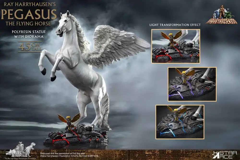 Ray Harryhausen Kip Pegasus: Leteči Konj 2.0 Deluxe Različica 45 cm fotografija izdelka