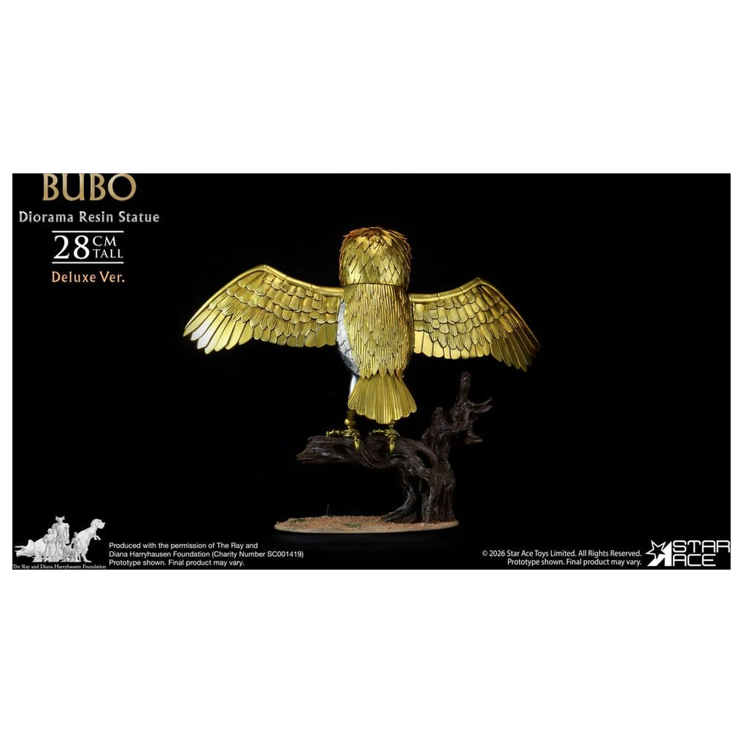 Ray Harryhausens Diorama Resin kip Bubo Deluxe Ver. 28 cm fotografija izdelka