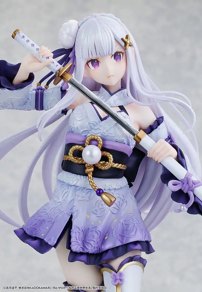 Re:ZERO -Starting Life in Another World- PVC kip 1/7 Emilia verzija v bojni opravi 24 cm fotografija izdelka