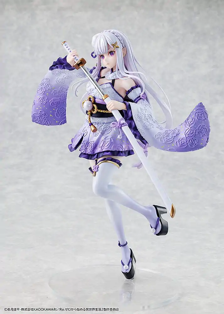 Re:ZERO -Starting Life in Another World- PVC kip 1/7 Emilia verzija v bojni opravi 24 cm fotografija izdelka