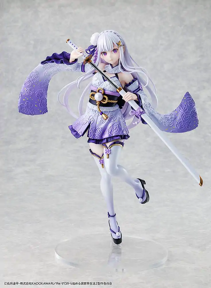 Re:ZERO -Starting Life in Another World- PVC kip 1/7 Emilia verzija v bojni opravi 24 cm fotografija izdelka