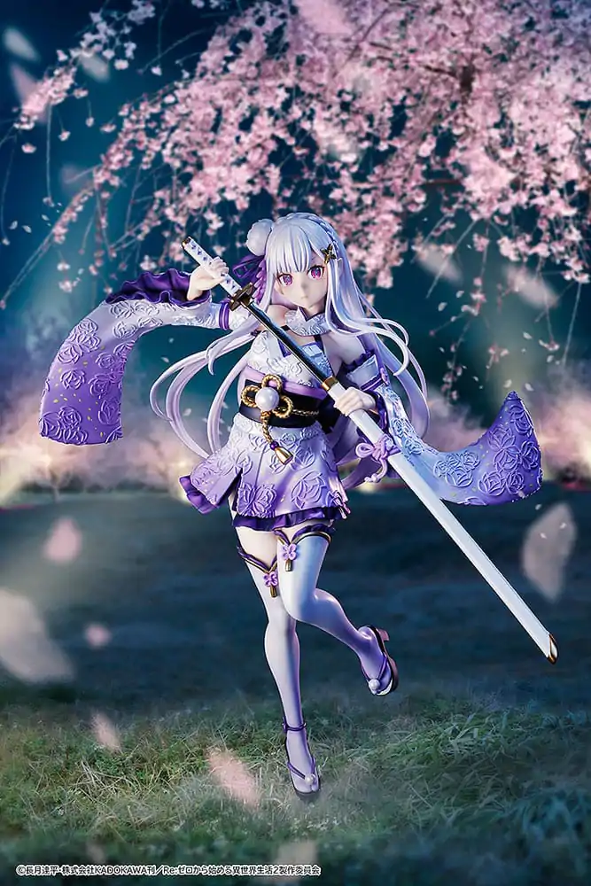 Re:ZERO -Starting Life in Another World- PVC kip 1/7 Emilia verzija v bojni opravi 24 cm fotografija izdelka