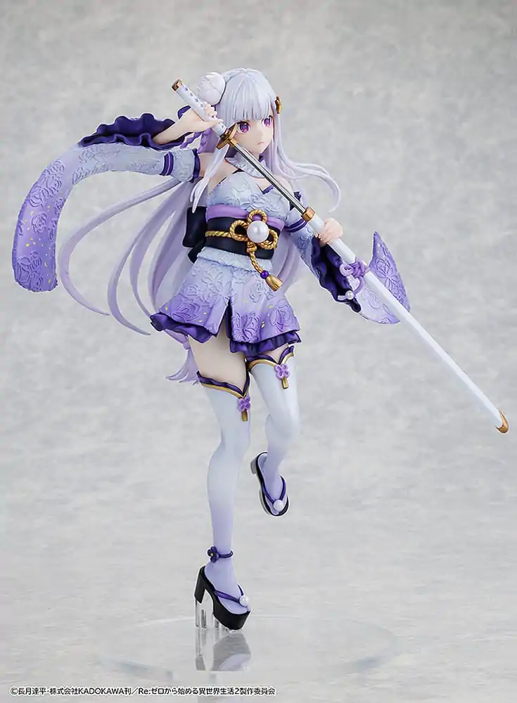Re:ZERO -Starting Life in Another World- PVC kip 1/7 Emilia verzija v bojni opravi 24 cm fotografija izdelka