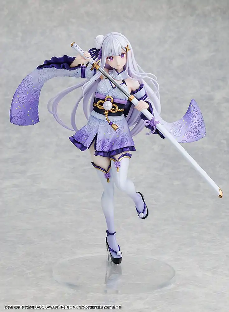 Re:ZERO -Starting Life in Another World- PVC kip 1/7 Emilia verzija v bojni opravi 24 cm fotografija izdelka
