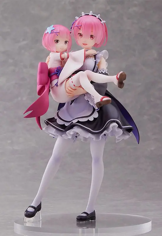 Re:Zero Starting Life in Another World PVC kip 1/7 Ram & Childhood Ram 23 cm fotografija izdelka