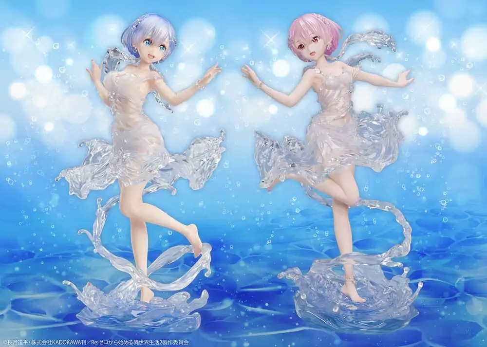 Re:Zero Starting Life in Another World PVC Kip 1/7 Ram Aqua Dress 23 cm fotografija izdelka