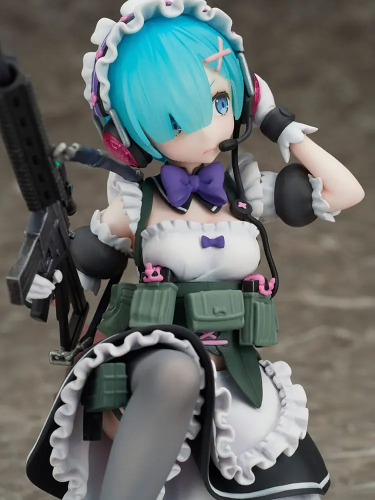 Re:Zero Starting Life in Another World PVC Kip 1/7 Rem Military Ver. 16 cm fotografija izdelka