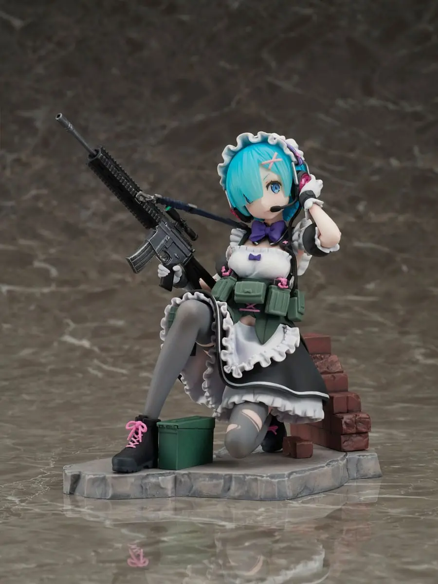 Re:Zero Starting Life in Another World PVC Kip 1/7 Rem Military Ver. 16 cm fotografija izdelka