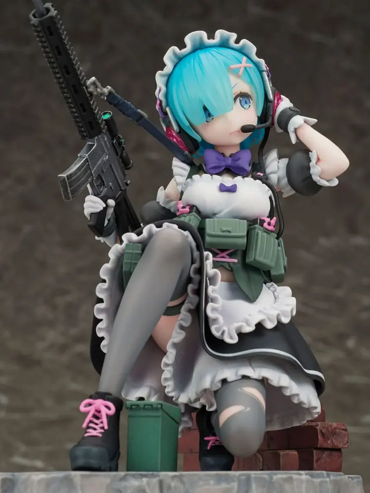 Re:Zero Starting Life in Another World PVC Kip 1/7 Rem Military Ver. 16 cm fotografija izdelka