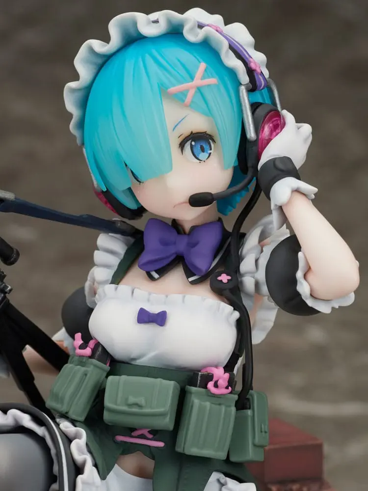 Re:Zero Starting Life in Another World PVC Kip 1/7 Rem Military Ver. 16 cm fotografija izdelka