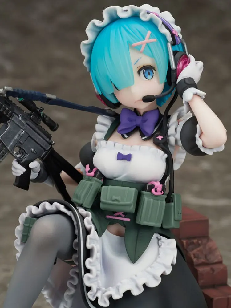 Re:Zero Starting Life in Another World PVC Kip 1/7 Rem Military Ver. 16 cm fotografija izdelka