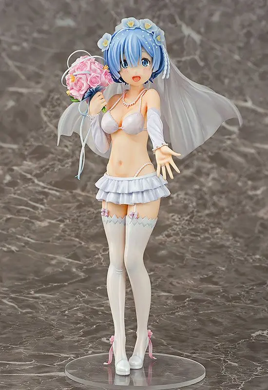 Re:ZERO -Starting Life in Another World- PVC Kip 1/7 Rem Poročna Verzija 22 cm fotografija izdelka