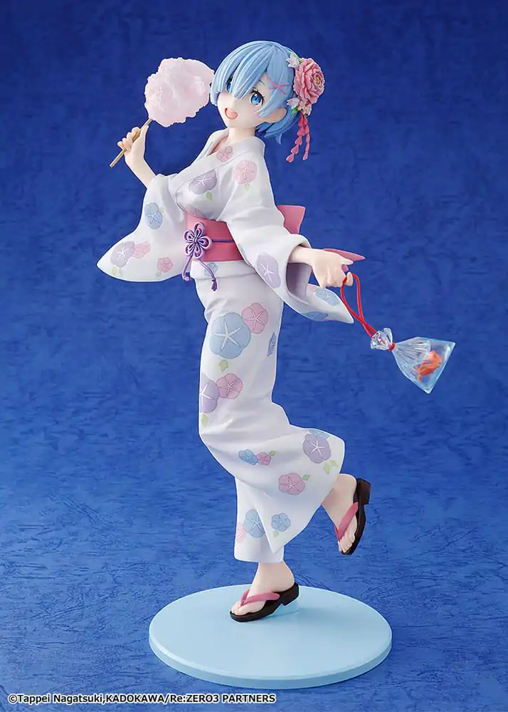 Re:ZERO -Starting Life in Another World- PVC kip 1/8 Rem Yukata Ver. Prenovljena izdaja paketa 23 cm fotografija izdelka