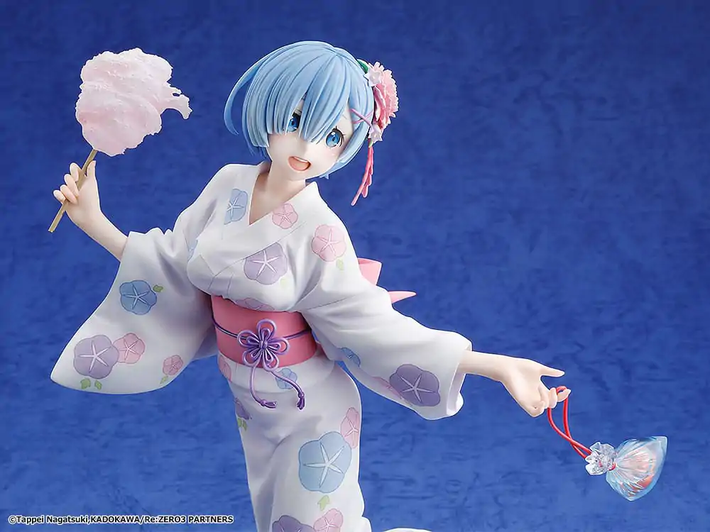 Re:ZERO -Starting Life in Another World- PVC kip 1/8 Rem Yukata Ver. Prenovljena izdaja paketa 23 cm fotografija izdelka