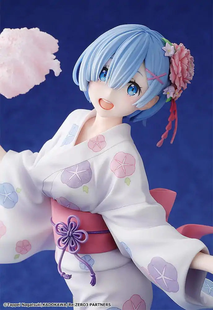 Re:ZERO -Starting Life in Another World- PVC kip 1/8 Rem Yukata Ver. Prenovljena izdaja paketa 23 cm fotografija izdelka