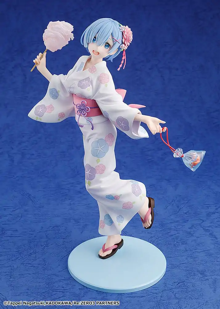 Re:ZERO -Starting Life in Another World- PVC kip 1/8 Rem Yukata Ver. Prenovljena izdaja paketa 23 cm fotografija izdelka