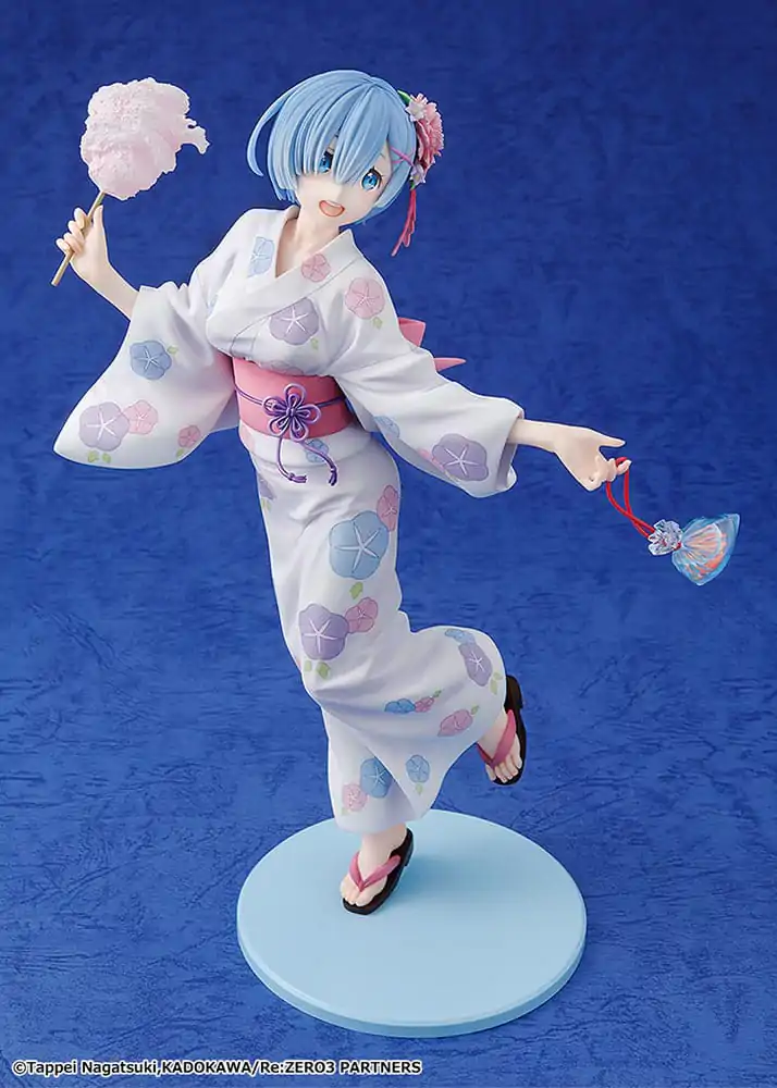 Re:ZERO -Starting Life in Another World- PVC kip 1/8 Rem Yukata Ver. Prenovljena izdaja paketa 23 cm fotografija izdelka