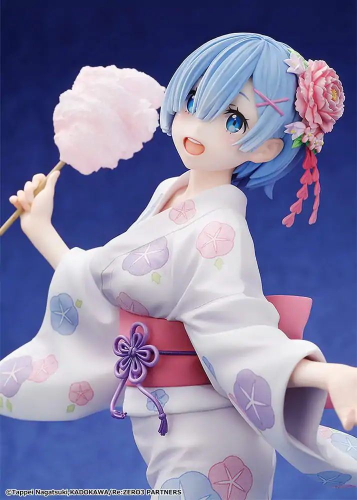 Re:ZERO -Starting Life in Another World- PVC kip 1/8 Rem Yukata Ver. Prenovljena izdaja paketa 23 cm fotografija izdelka