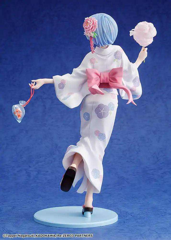 Re:ZERO -Starting Life in Another World- PVC kip 1/8 Rem Yukata Ver. Prenovljena izdaja paketa 23 cm fotografija izdelka