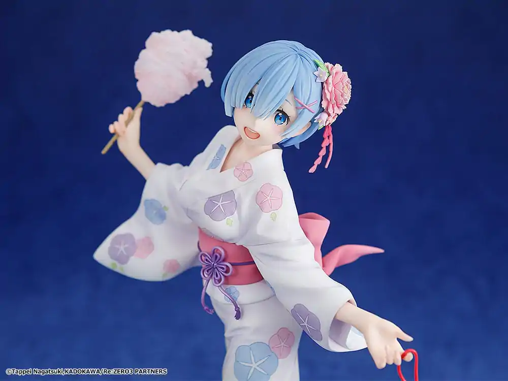 Re:ZERO -Starting Life in Another World- PVC kip 1/8 Rem Yukata Ver. Prenovljena izdaja paketa 23 cm fotografija izdelka