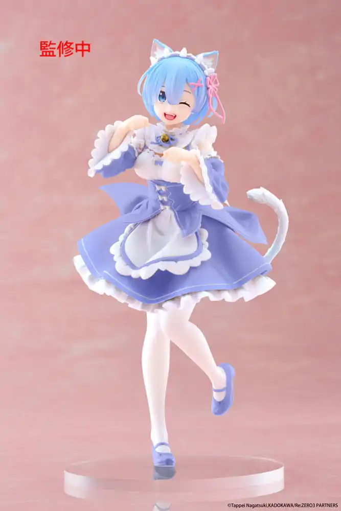 Re:Zero Starting Life in Another World Coreful PVC Kip Rem Cat Maid Ver. Renewal 18 cm fotografija izdelka