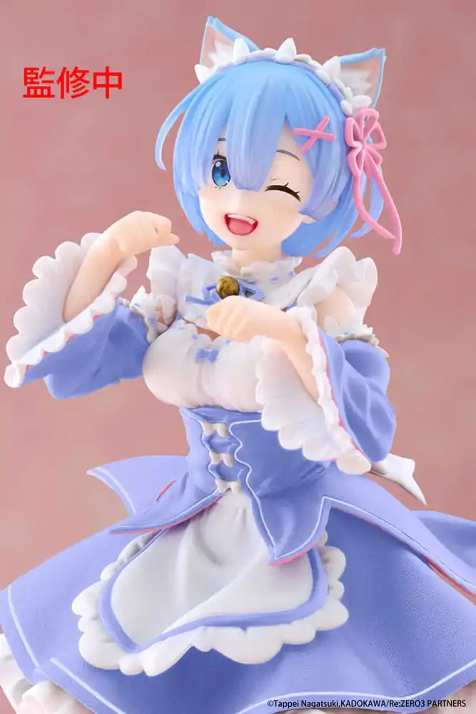 Re:Zero Starting Life in Another World Coreful PVC Kip Rem Cat Maid Ver. Renewal 18 cm fotografija izdelka
