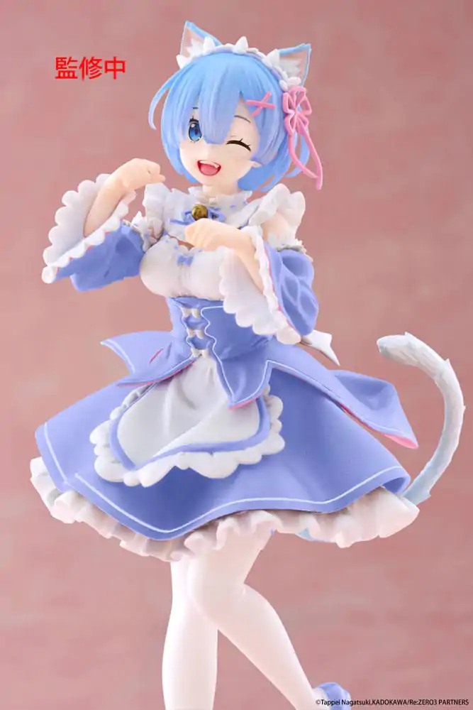 Re:Zero Starting Life in Another World Coreful PVC Kip Rem Cat Maid Ver. Renewal 18 cm fotografija izdelka